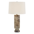 Uttermost Vale Table Lamp with Ceramic Base in Beige Hues