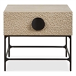 Uttermost Lunar Wooden Side Table in Brown