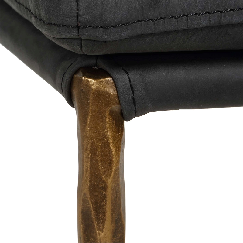 Uttermost Ascend Counter Stool in Charcoal