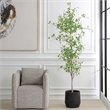 Uttermost Boreal Potted Birch Tree in Black