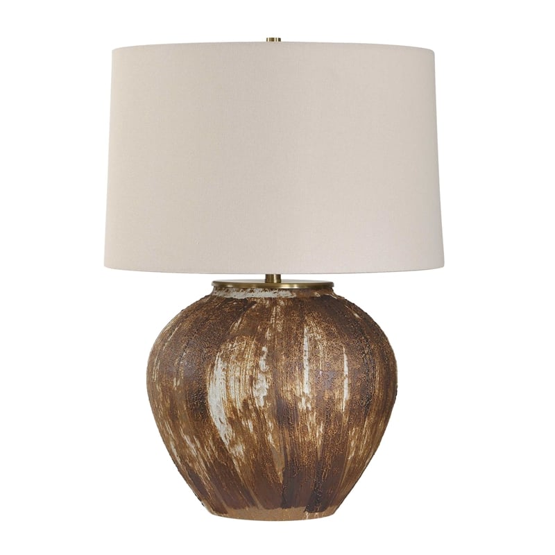 Uttermost McKinley Textured Table Lamp in Brown