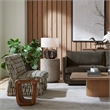 Uttermost Jaudon Brown Glass Table Lamp in Multicolor