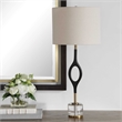 Uttermost Maryam Cordless LED Buffet Lamp in Black