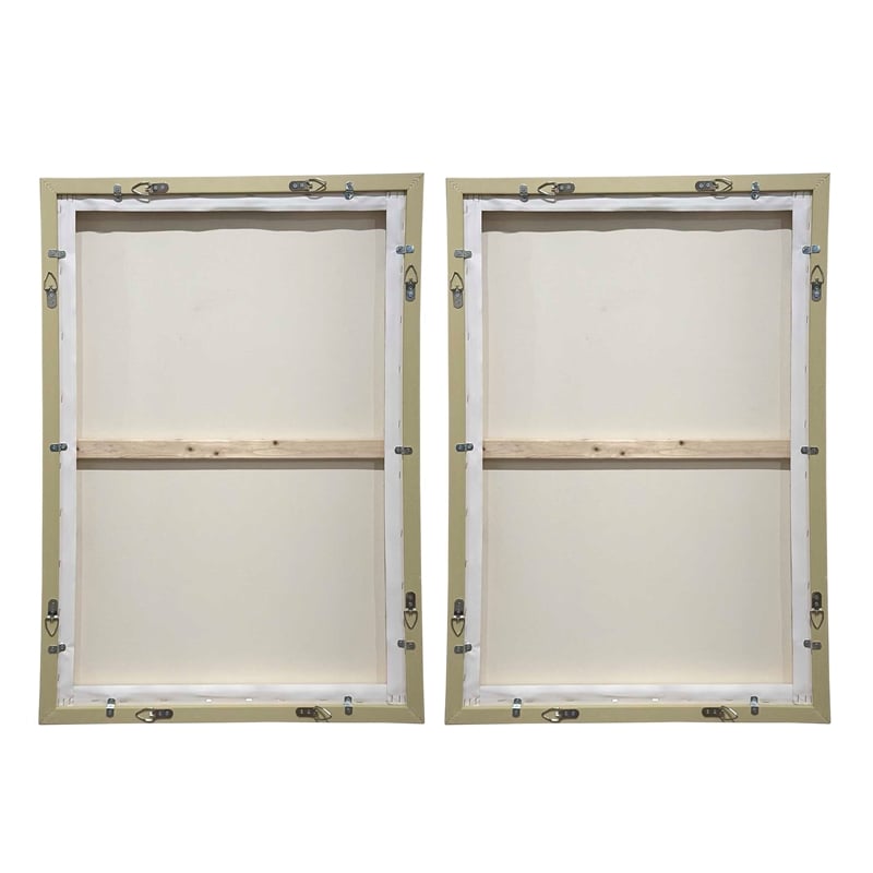 Uttermost Abstract Afternoon Framed Canvases in Multi-Color (Set of 2)