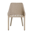 Uttermost Paloma Outdoor Wicker Dining Chair in Gray