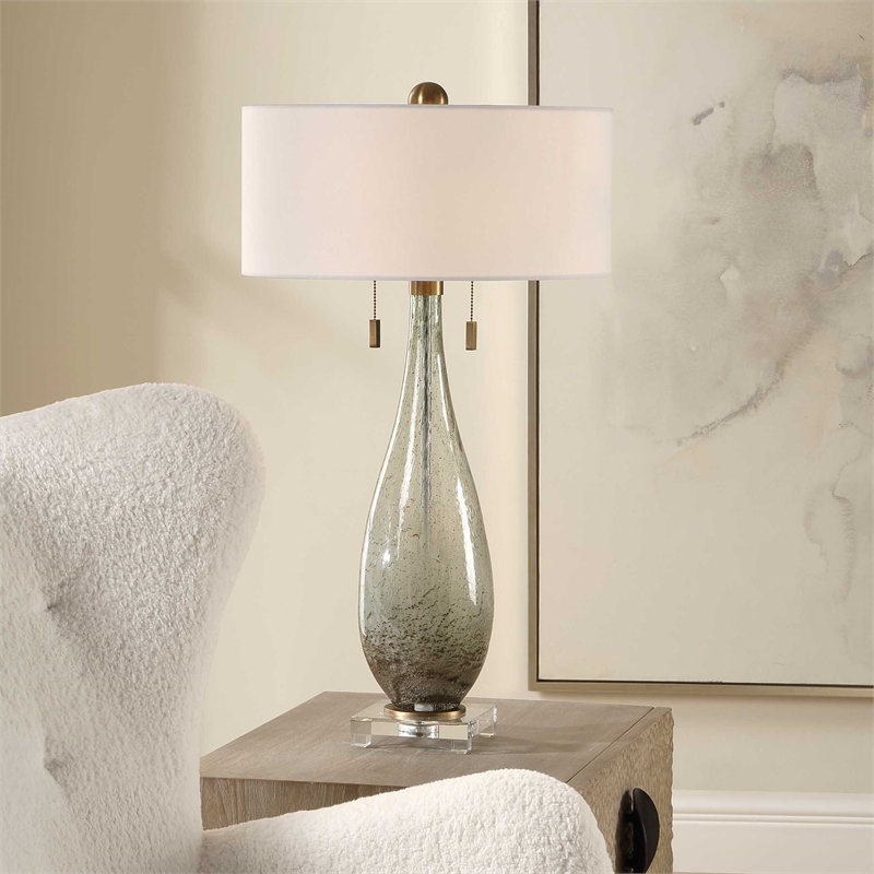Uttermost Cardoni Table Lamp in Green