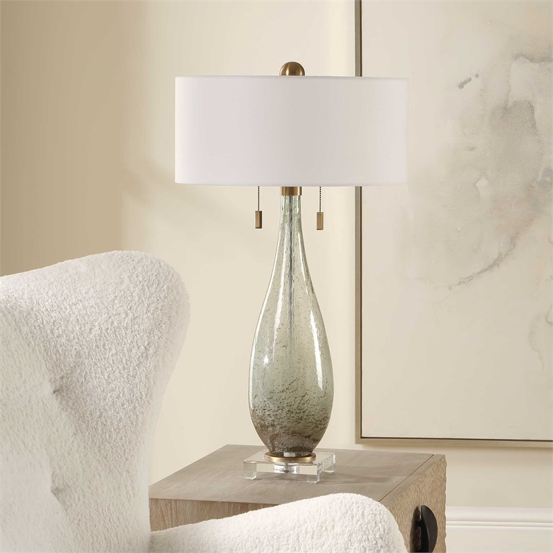 Uttermost Cardoni Table Lamp in Green