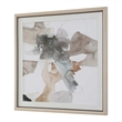 Uttermost Cohesion Framed Abstract Print in Multi-Color