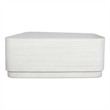 Uttermost Saltwater Concrete Coffee Table in White