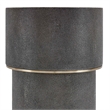 Uttermost Wessex Charcoal Drink Table with Brass Accents