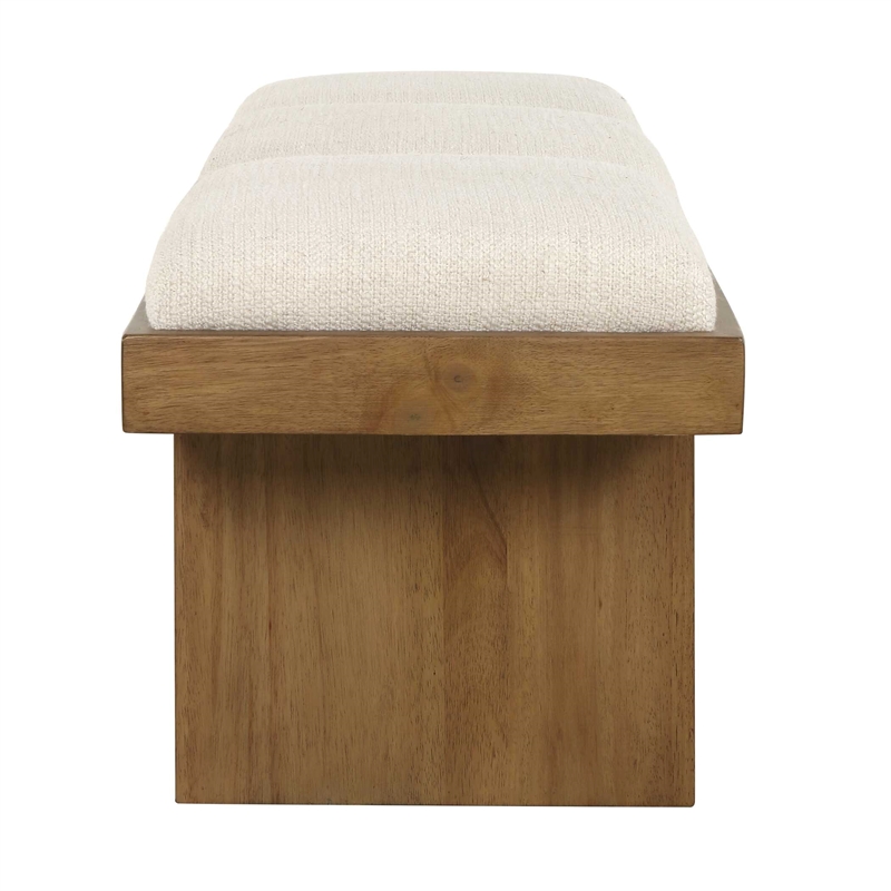 Uttermost Haden Upholstery Bench in White
