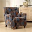 Uttermost Lainey Upholstered Ikat Armchair in Multi-Color