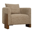 Uttermost Halligan Upholstered Accent Chair in Brown