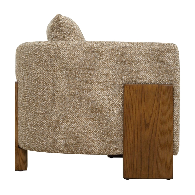 Uttermost Halligan Upholstered Accent Chair in Brown