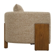 Uttermost Halligan Upholstered Accent Chair in Brown