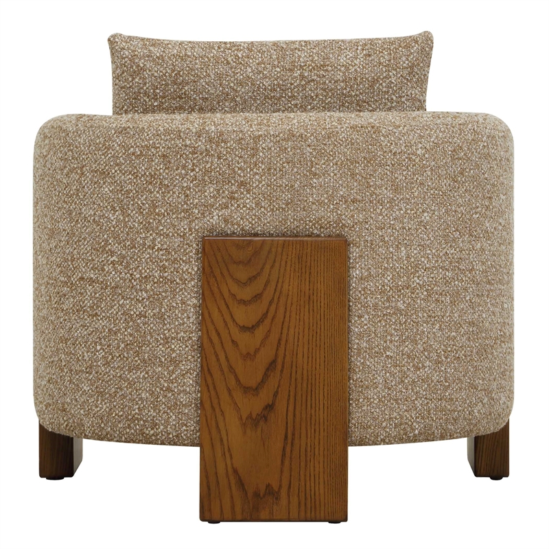 Uttermost Halligan Upholstered Accent Chair in Brown