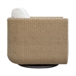 Uttermost Santorini Outdoor Swivel Lounge Chair in Brown