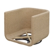 Uttermost Santorini Outdoor Swivel Lounge Chair in Brown