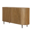 Uttermost Reese Pleated 2-Door Cabinet in Woodtone