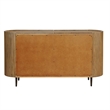 Uttermost Reese Pleated 2-Door Cabinet in Woodtone