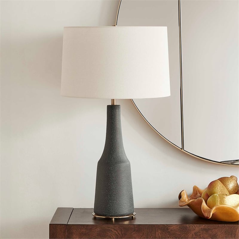 Uttermost Slovis Table Lamp in  Dark Gray