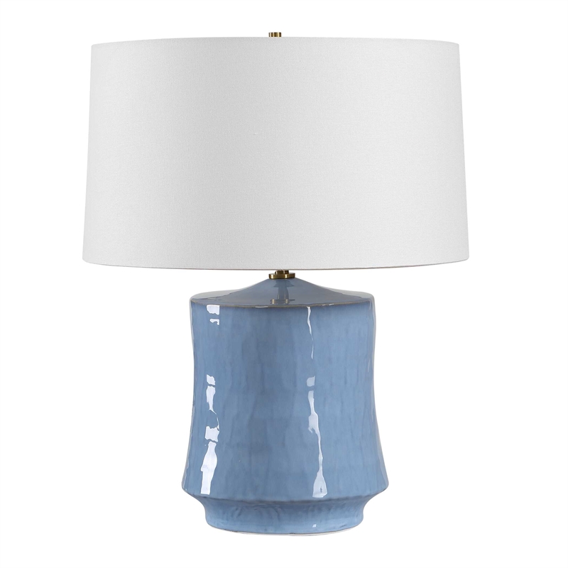 Uttermost Kamara Table Lamp in Powder Blue