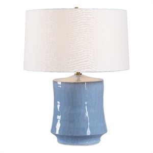 Uttermost Kamara Table Lamp in Powder Blue