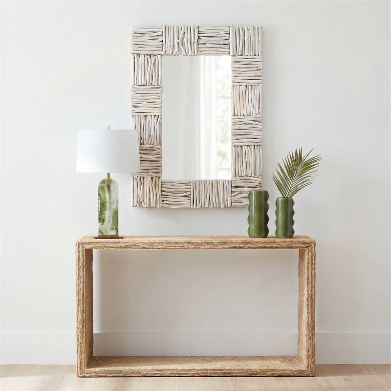 Uttermost Lathey Mirror in Teak Woodtone