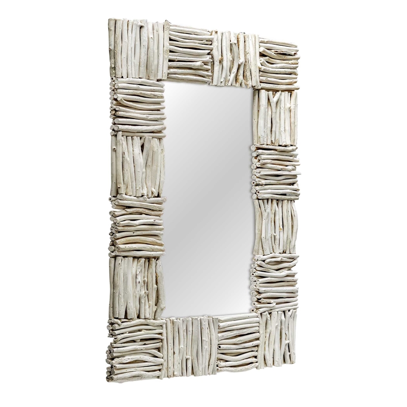 Uttermost Lathey Mirror in Teak Woodtone