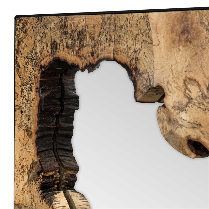Uttermost Abraham Wood Mirror in Woodtone