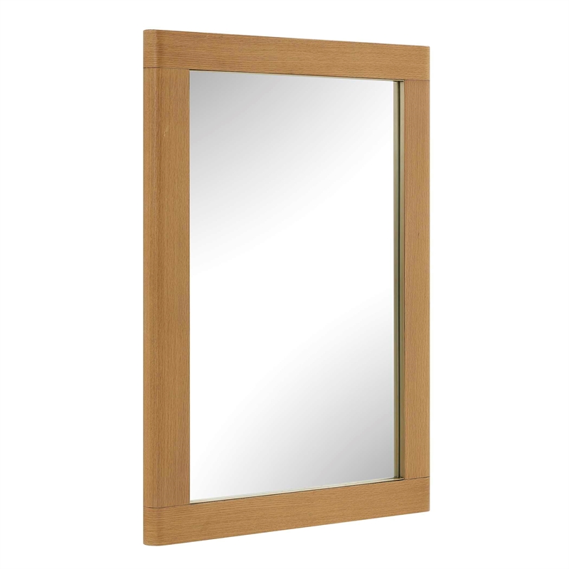 Uttermost Bishop Gunstock Mirror in Oak Woodtone