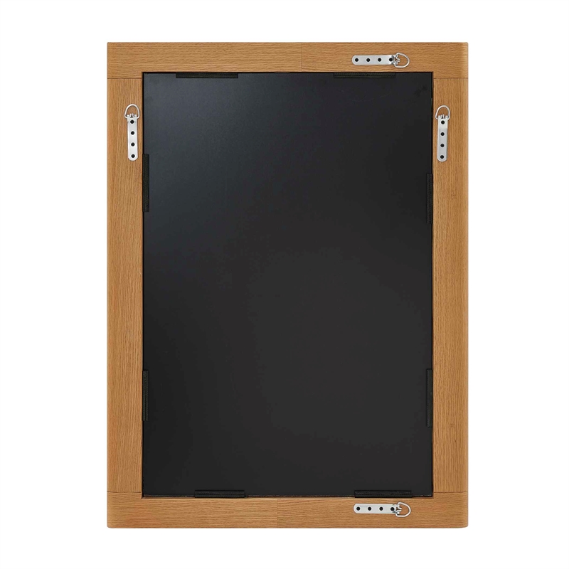 Uttermost Bishop Gunstock Mirror in Oak Woodtone