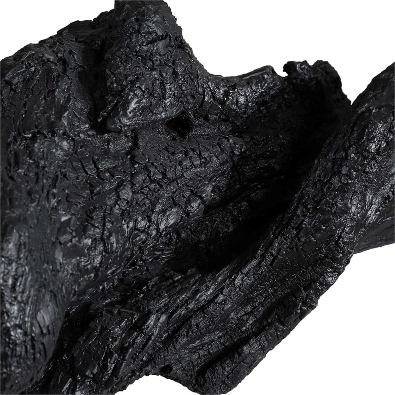 Uttermost Charred Timber Sculpture in Black