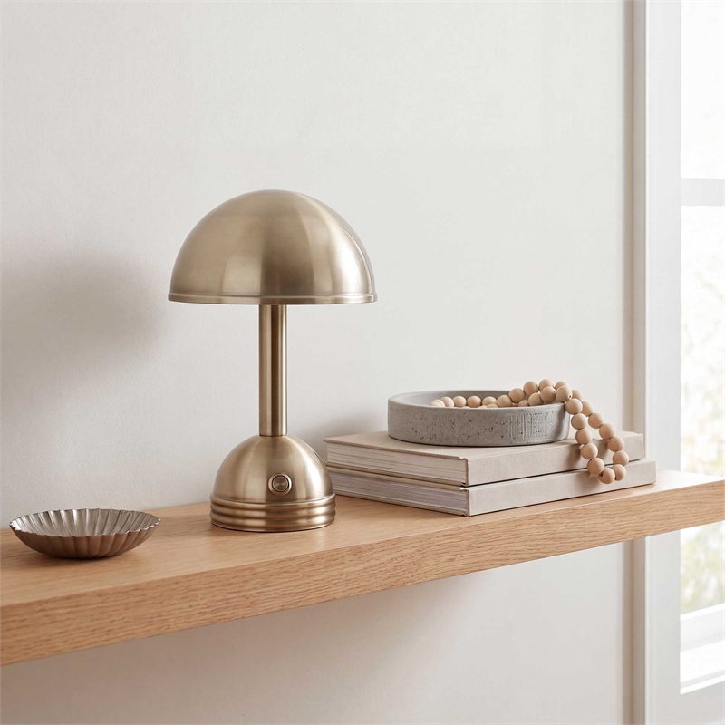 Uttermost Breece Rechargeable LED Accent Lamp in Bronze and Gold
