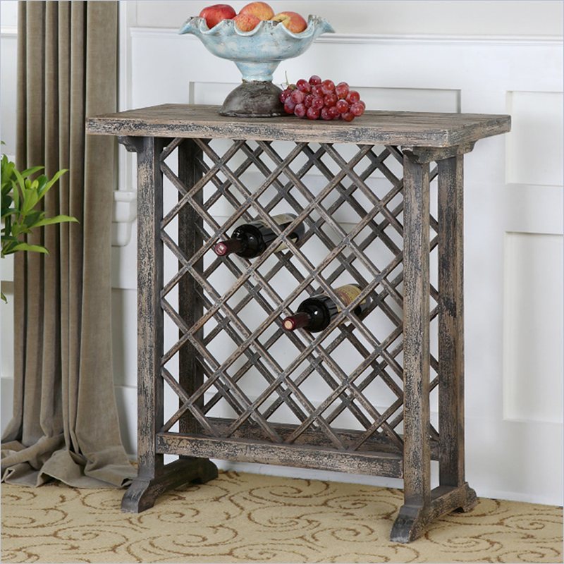 Uttermost Annileise Wooden Wine Table