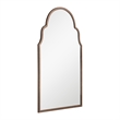 Uttermost Brayden Metal MDF Arch Mirror in Lightly Textured Dark Brown/Gold