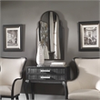 Uttermost Brayden Metal MDF Arch Mirror in Lightly Textured Dark Brown/Gold