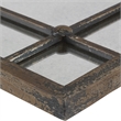 Uttermost Saragano Square Fir Wood Mirrors in Distressed Slate Blue (Set of 2)