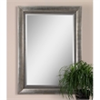 Uttermost Gilford Contemporary Wood Mirror in Antique Silver/Black/Gray