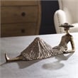 Uttermost Summer Days Resin Heavily Textured Sculpture in Antique Bronze