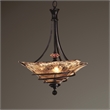 Uttermost Vitalia 3-Light Metal Glass and Resin Pendant in Oil Rubbed Bronze