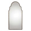 Uttermost Brayden Tall Traditional Metal Arch Mirror in Bronze