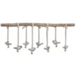 Uttermost Birds On A Branch Traditional Elm Wood Wall Art in Bronze/Ivory