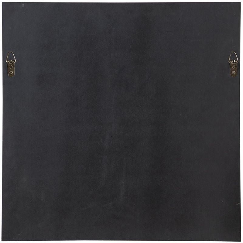Uttermost Matty Contemporary MDF Wood Antiqued Square Mirrors - Black (Set of 2)