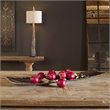 Uttermost Camilla Farmhouse Cast Aluminum Tray in Gray/Nickel/Silver