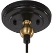 Uttermost Adastra 1 Light Antique Brass Pendant