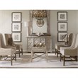 Uttermost Sophie 4-Door Transitional Wood Cabinet in Weathered Gray/Light Tan