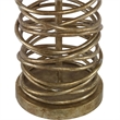 Uttermost Amarey Modern Metal Ring Table Lamp in Silver and Oatmeal