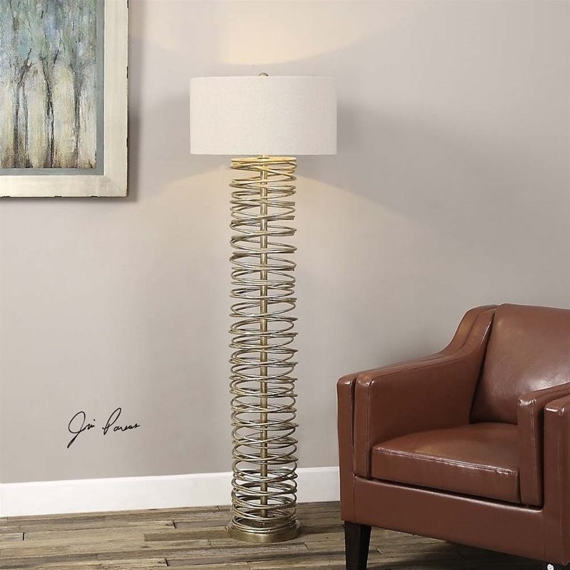Vignettes Uttermost Amarey Metal Ring Floor Lamp