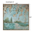 Uttermost Peaceful Contemporary Fir Wood Landscape Art in Multi-Color